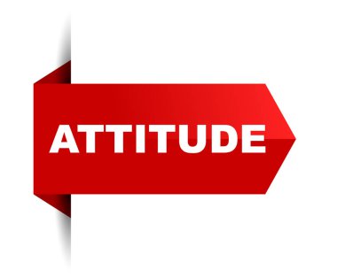 Kırmızı vektör afiş tutum