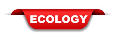 vektör kırmızı afiş ekoloji 