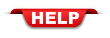 vektör kırmızı afiş yardım