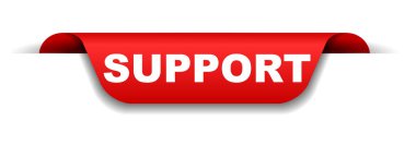 vektör kırmızı afiş destek