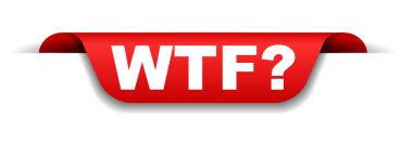 Kızıl Bayrak wtf vektör