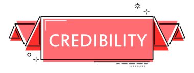 Kırmızı düz çizgi afiş güvenilirlik