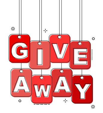 Kırmızı düz çizgi etiket vermek