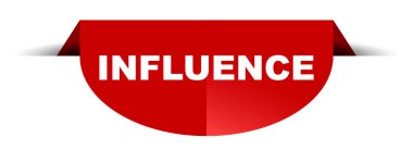 Kırmızı vektör yuvarlak afiş etkisi