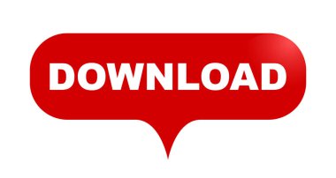 Kırmızı vektör kabarcık afiş indir