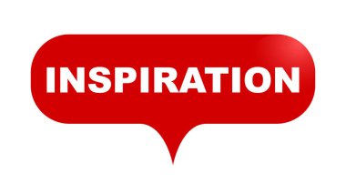 Kırmızı vektör kabarcık afiş ilham