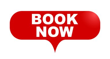 Kırmızı vektör kabarcık afiş kitap şimdi