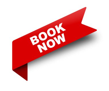 Kırmızı vektör afiş şerit kitap şimdi