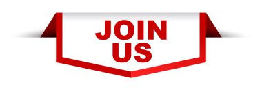 Kırmızı ve beyaz bayrak bize katılın