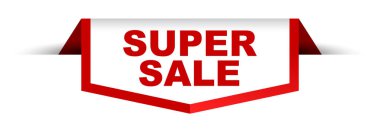 Kırmızı ve beyaz bayrak süper Satılık