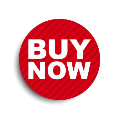 kırmızı daire başlık öğesi satın şimdi