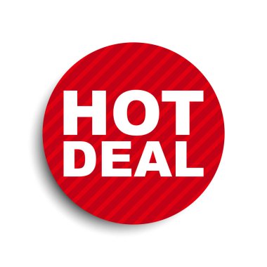 kırmızı daire başlık öğesi sıcak fırsat