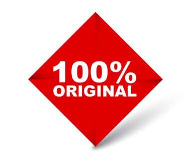 Kırmızı vektör afiş % 100 orijinal