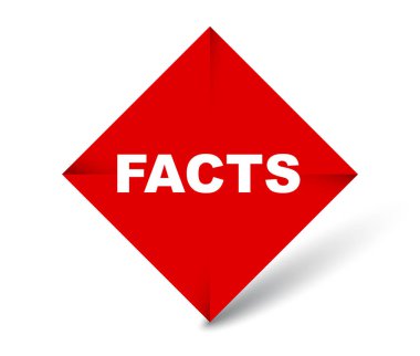 Kırmızı vektör afiş gerçekler