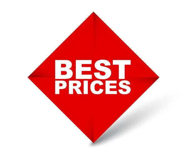 Kırmızı vektör afiş en uygun fiyatlar — Stok Vektör