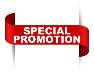 Kırmızı vektör afiş özel promosyon