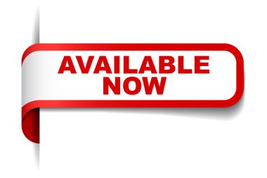 Kırmızı vektör afiş elde edilebilir şimdi