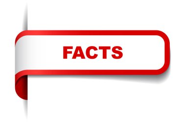 Kırmızı vektör afiş gerçekler