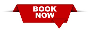 Kırmızı vektör afiş kitap şimdi