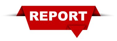 Kırmızı vektör afiş rapor
