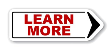 Kırmızı vektör afiş daha fazla bilgi edinin