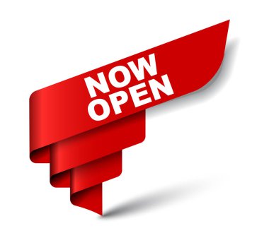 Kırmızı vektör afiş yapın açık