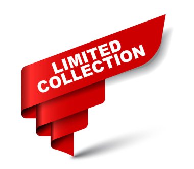 Kırmızı vektör afiş koleksiyonu sınırlı