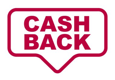 Kırmızı vektör afiş nakit geri