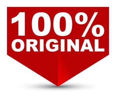 Kırmızı vektör afiş % 100 orijinal