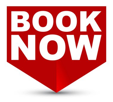 Kırmızı vektör afiş kitap şimdi