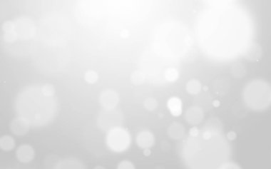 Bokeh soyut, gümüş ve beyaz, güzel bir arkaplan. Yumuşak renkli ışık parıltısı. Arkaplan ya da tasarım ürünleri, kozmetik reklamlar, kış, Noel, lüks, güzellik, bebek, modern, yaratıcı