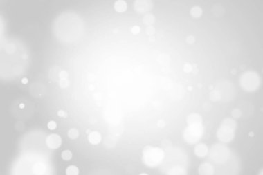 Bokeh soyut, gümüş ve beyaz, güzel bir arkaplan. Yumuşak renkli ışık parıltısı. Arkaplan ya da tasarım ürünleri, kozmetik reklamlar, kış, Noel, lüks, güzellik, bebek, modern, yaratıcı