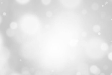 Bokeh soyut, gümüş ve beyaz, güzel bir arkaplan. Yumuşak renkli ışık parıltısı. Arkaplan ya da tasarım ürünleri, kozmetik reklamlar, kış, Noel, lüks, güzellik, bebek, modern, yaratıcı