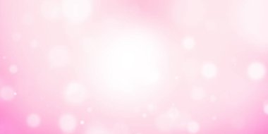 Bokeh soyut, bulanık pembe ve beyaz arka plan. Yumuşak renkli ışık parıltısı. Arkaplan ya da tasarım kozmetik reklamları için element, romantik, sevgililer günü, kadınlar, güzellik, aşk, Noel