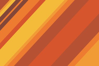 Çizgili soyut turuncu arka plan. Web tasarımı, kapak, kumaş, tekstil, pankart, duvar kağıdı, doku için kullanılıyor. Vektör illüstrasyonu, kusursuz biçim