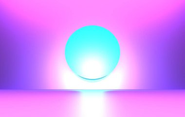 3D bilim kurgu modern mor ve mavi soyut konsept boş arkaplan. Reklam, teknoloji, kozmetik reklamlar, vitrin, pankart, moda için sahne. İllüzyon. Ürün görüntüsü