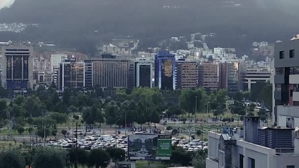 Ecuador. Quito. Drone — Stockvideo