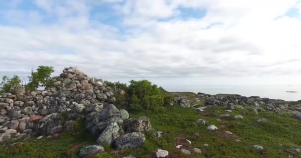 Arquipélago, Ilha de Kuzova . — Vídeo de Stock
