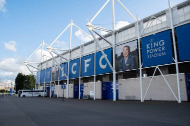 Leicester, Leicestershire / Uk - 15 Mart 2020: Leicester City futbol kulübü King Power Stadyumu boş 