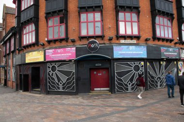 Leicester, Leicestershire / Uk - 15 Mart 2020: Leicester şehir merkezindeki en büyük gece kulübü