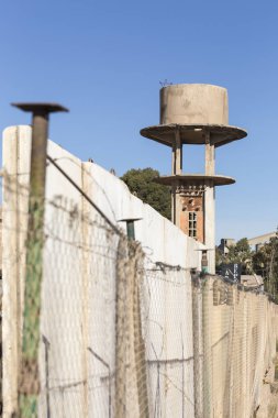 yozlaşmış bir sanayi bölgesi, Sagunto, Valencia, İspanya'de desteğiyle mevduat