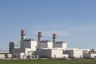 Endüstriyel tesisler gaz şirketi Sagunto, Valencia, İspanya