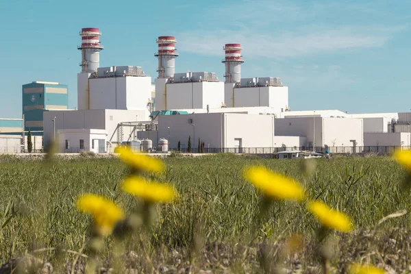 Industrianläggningar Gas Company Sagunto Valencia Spanien — Stockfoto