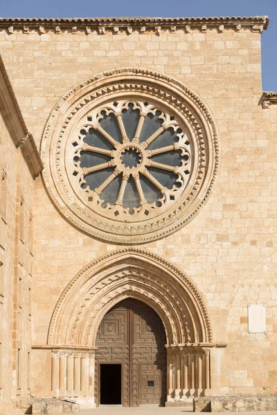 Santa Mara de Huerta manastır manastır kendisi, Soria, İspanya yabancı içinde taş modeli