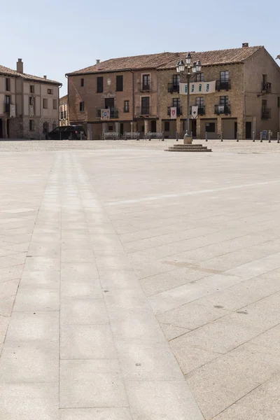 Partial View Plaza Medinaceli Building Background Medieval Ornaments Soria Spain — Stock Photo, Image