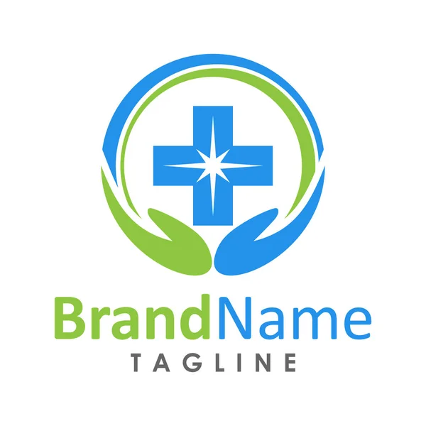 Modern sağlık logosu yaratıcı konsept