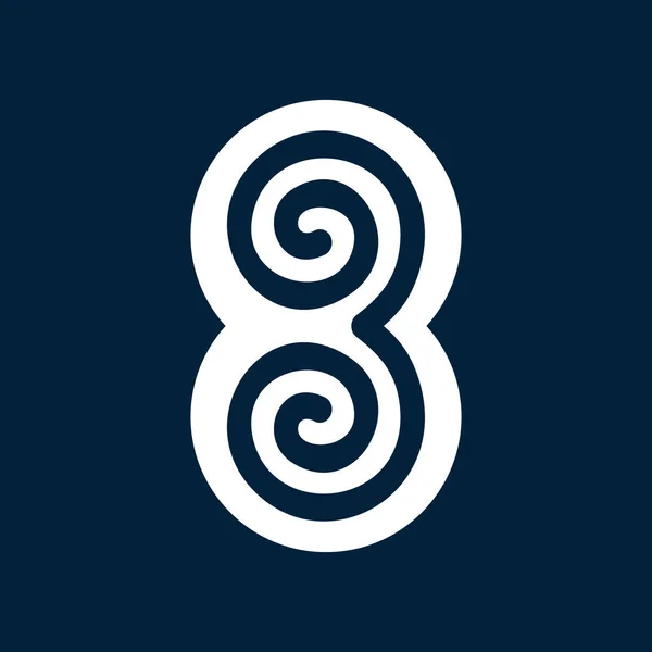Soyut hipnotik logo yaratıcı konsept