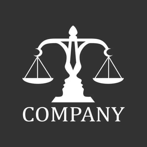 İki yüzlü adalet logosu