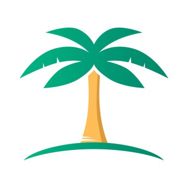 Hindistan cevizi ağacı klipsi resim simgesi