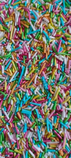 Colorful Sweet Sprinkle Background Image — Stock Photo, Image